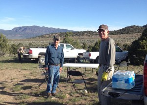 Parawon Front Bitterbrush Donnie Hunter with Volunteer